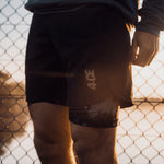 Hybrid Short - Black/Tie Dye