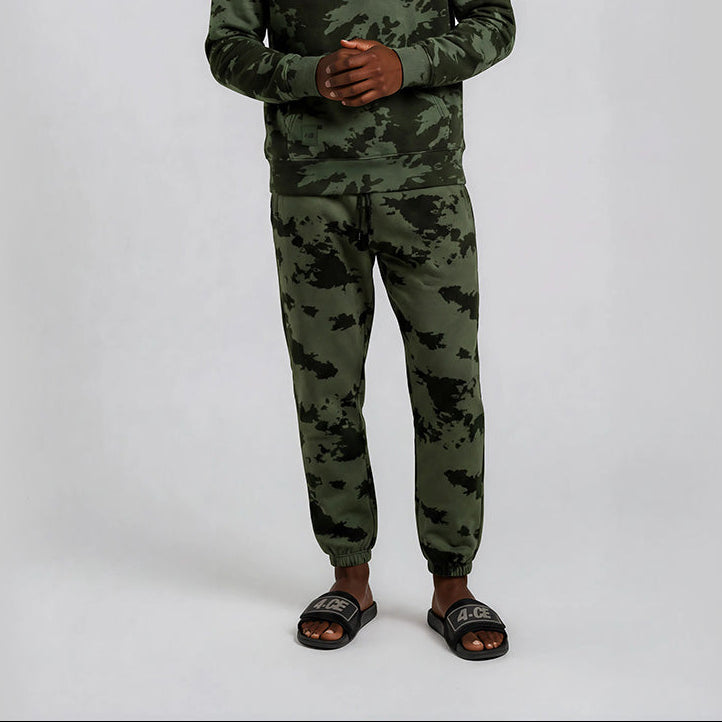 Tie Dye Sweatpants - Olive