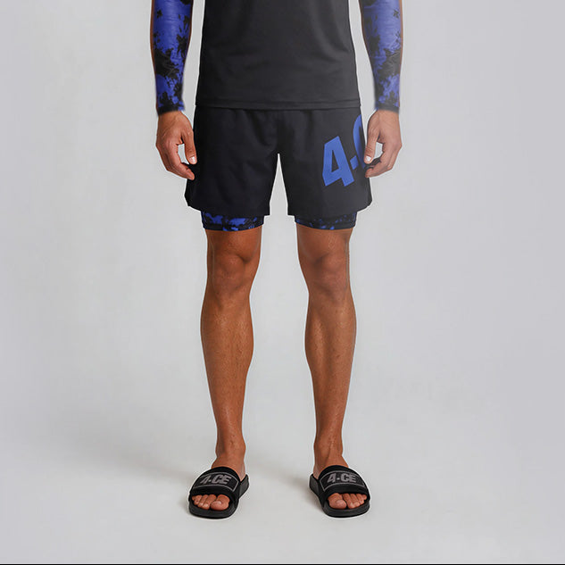 Ranked Hybrid Short - Blue/Tie Dye