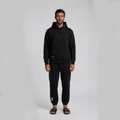 Embossed Heavyweight Hoody - Black