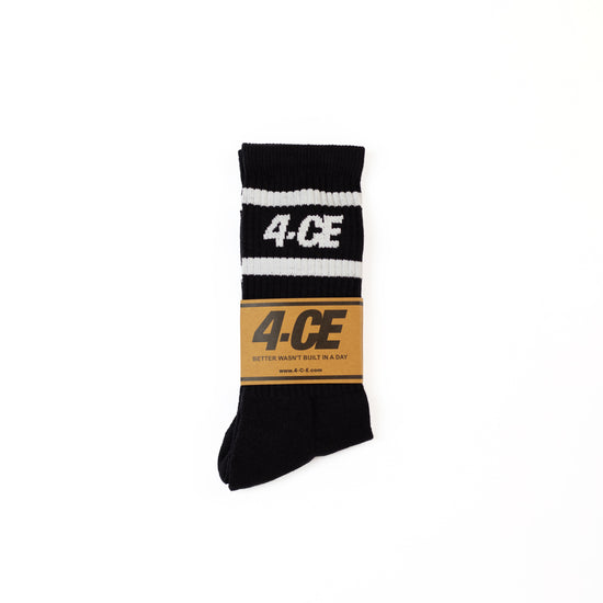 4CE Crew Sock - Black