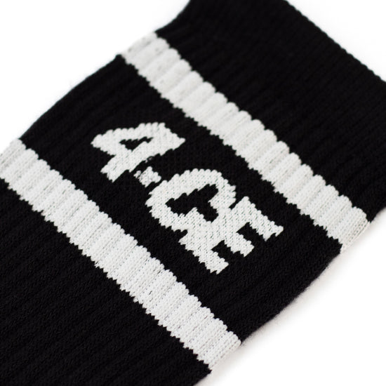 4CE Crew Sock - Black