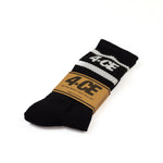 4CE Crew Sock - Black
