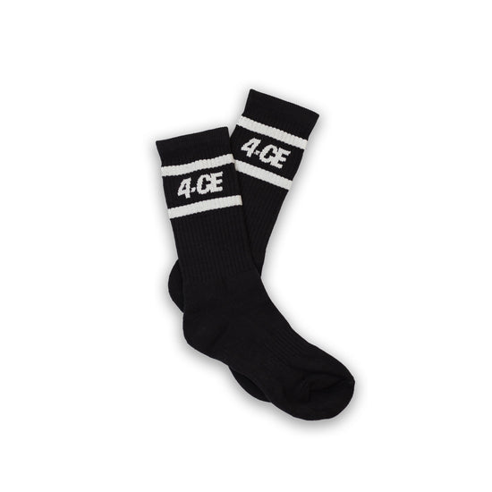 4CE Crew Sock - Black