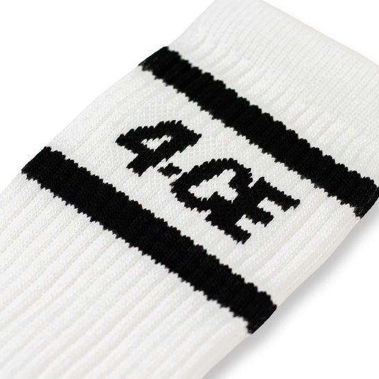 4CE Crew Sock - White