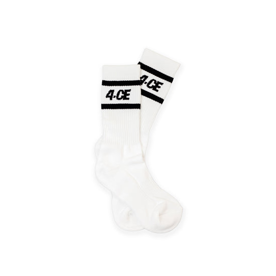 4CE Crew Sock - White