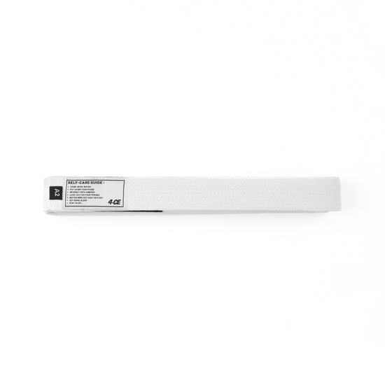 4CE BJJ Belt - White